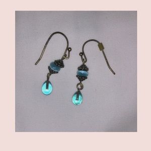 vintage stone earrings